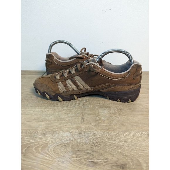 Skechers Womens Compulsions Blender 46884 Brown Casual Shoes Sneakers Size 10 - Picture 7 of 9